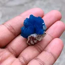 Cavansite on Heulandite Matrix.  From India - image 6