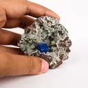 Cavansite on Heulandite (Rare Find) Free Standing Natural Mineral Specimen - image 4