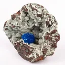 Cavansite on Heulandite (Rare Find) Free Standing Natural Mineral Specimen - image 2