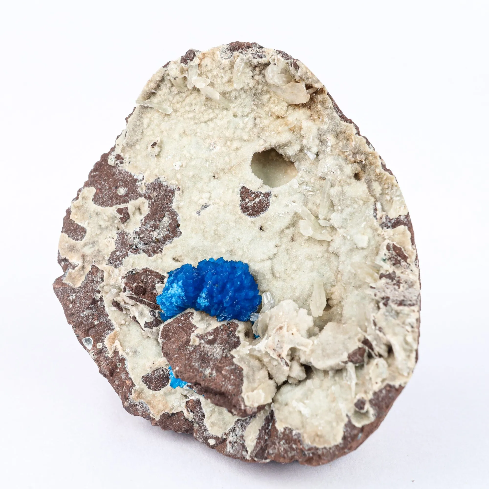 Cavansite on Heulandite (Rare Find) Free Standing Natural Mineral Specimen - image 2