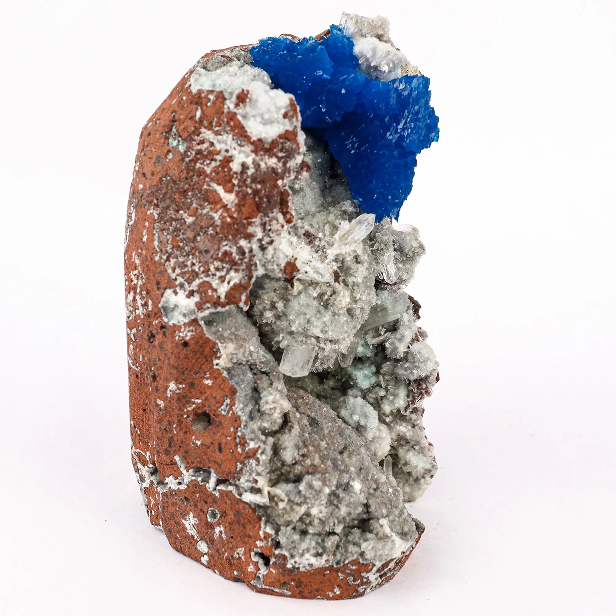 Cavansite on Heulandite (Rare Find) Free Standing Natural Mineral Specimen - image 3