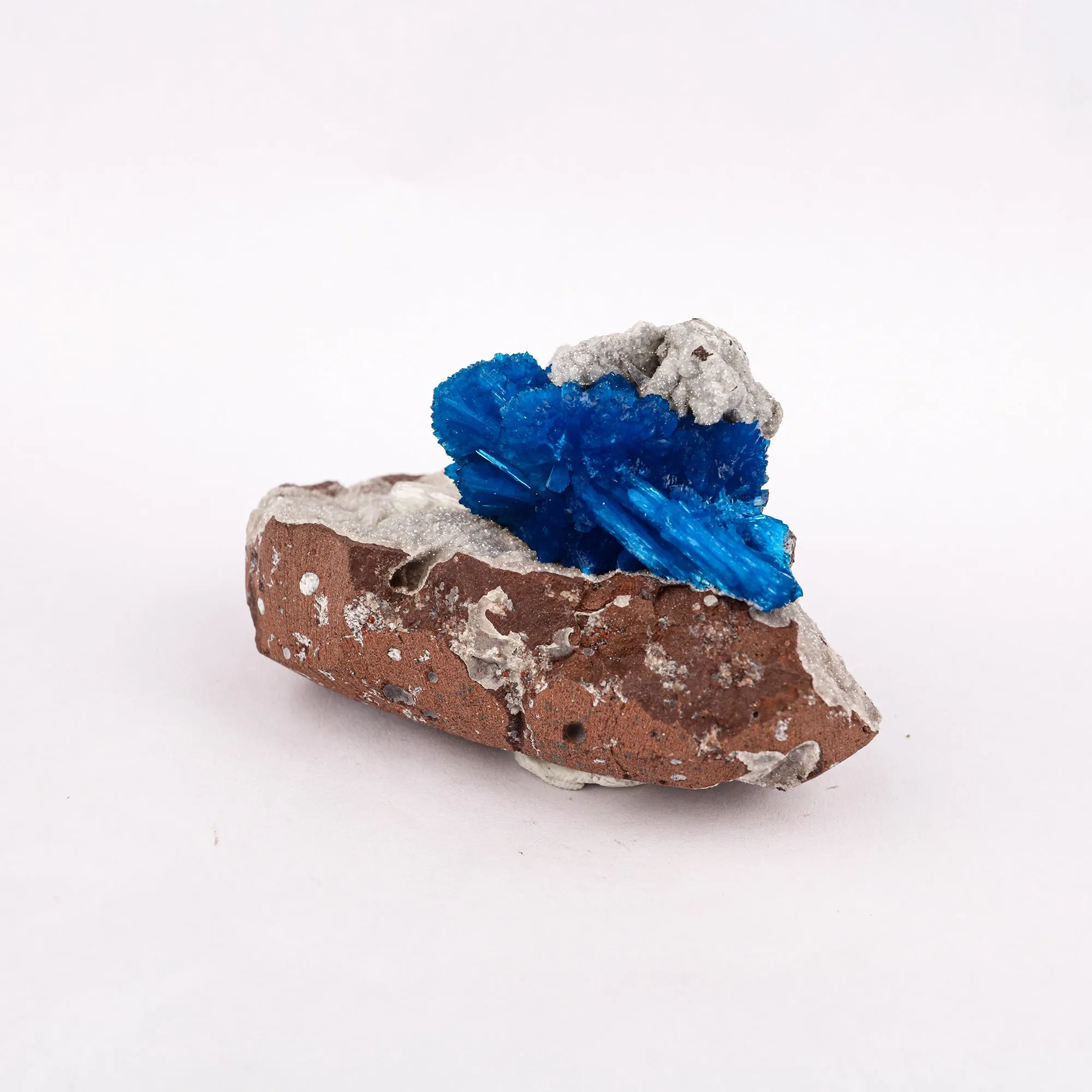 Cavansite on Heulandite (Rare Find) Free Standing Natural Mineral Specimen - image 2