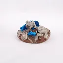 Cavansite on Heulandite (Rare Find) Free Standing Natural Mineral Specimen - image 5