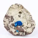 Cavansite on Heulandite (Rare Find) Free Standing Natural Mineral Specimen - image 1