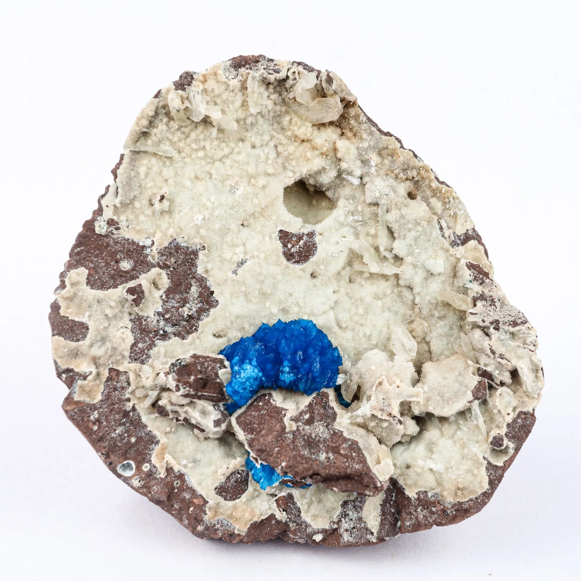 Cavansite on Heulandite (Rare Find) Free Standing Natural Mineral Specimen - image 1