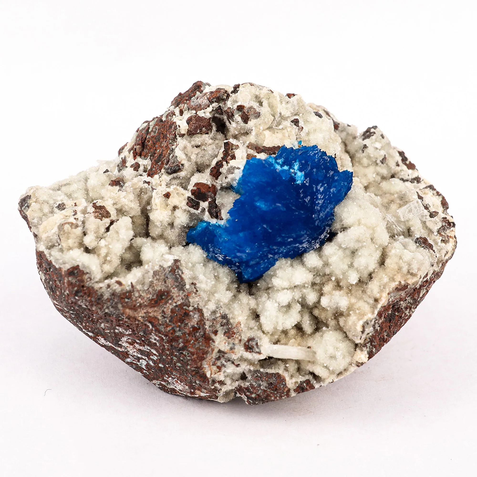 Cavansite on Heulandite (Rare Find) Free Standing Natural Mineral Specimen - image 3