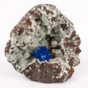 Cavansite on Heulandite (Rare Find) Free Standing Natural Mineral Specimen - image 3