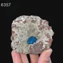 Cavansite on Heulandite (Rare Find) Free Standing Natural Mineral Specimen - image 6