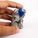 Cavansite on Heulandite (Rare Find) Free Standing Natural Mineral Specimen - image 4