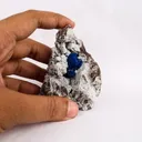 Cavansite on Heulandite (Rare Find) Free Standing Natural Mineral Specimen - image 4