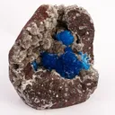 Cavansite on Heulandite (Rare Find) Free Standing Natural Mineral Specimen - image 2