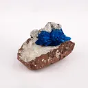 Cavansite on Heulandite (Rare Find) Free Standing Natural Mineral Specimen - image 3