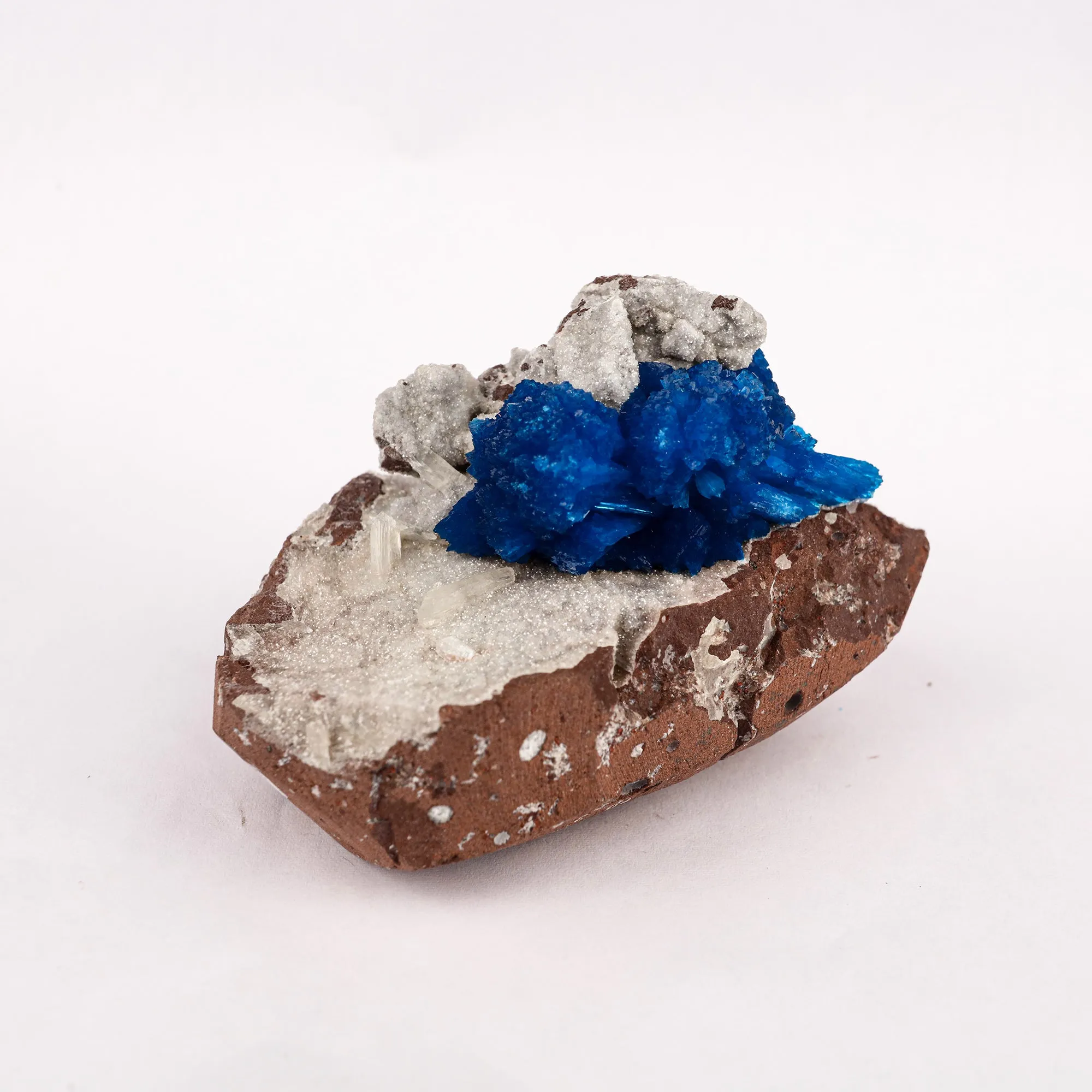 Cavansite on Heulandite (Rare Find) Free Standing Natural Mineral Specimen - image 3