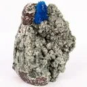 Cavansite on Heulandite (Rare Find) Free Standing Natural Mineral Specimen - image 1
