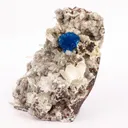 Cavansite on Heulandite (Rare Find) Free Standing Natural Mineral Specimen - image 2