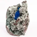 Cavansite on Heulandite (Rare Find) Free Standing Natural Mineral Specimen - image 2