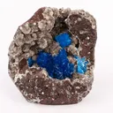 Cavansite on Heulandite (Rare Find) Free Standing Natural Mineral Specimen - image 1