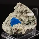 Cavansite on Heulandite (Rare Find) Natural Mineral Specimen - image 2