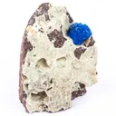 Cavansite on Heulandite (Rare Find) Natural Mineral Specimen - image 3