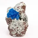 Cavansite on Heulandite (Rare Find) Natural Mineral Specimen - image 2