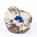 Cavansite on Heulandite (Rare Find) Natural Mineral Specimen - image 1