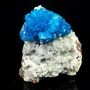 Cavansite on Heulandite (Rare Find) Natural Mineral Specimen - image 2