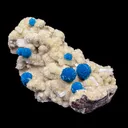 Cavansite on Heulandite (Rare Find) Natural Mineral Specimen - image 2