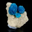 Cavansite on Heulandite (Rare Find) Natural Mineral Specimen - image 3