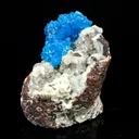 Cavansite on Heulandite (Rare Find) Natural Mineral Specimen - image 5