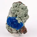 Cavansite on Heulandite (Rare Find) Natural Mineral Specimen - image 1