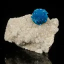 Cavansite on Heulandite (Rare Find) Natural Mineral Specimen - image 4