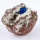 Cavansite on Heulandite (Rare Find) Natural Mineral Specimen - image 3