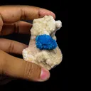 Cavansite on Heulandite (Rare Find) Natural Mineral Specimen - image 4