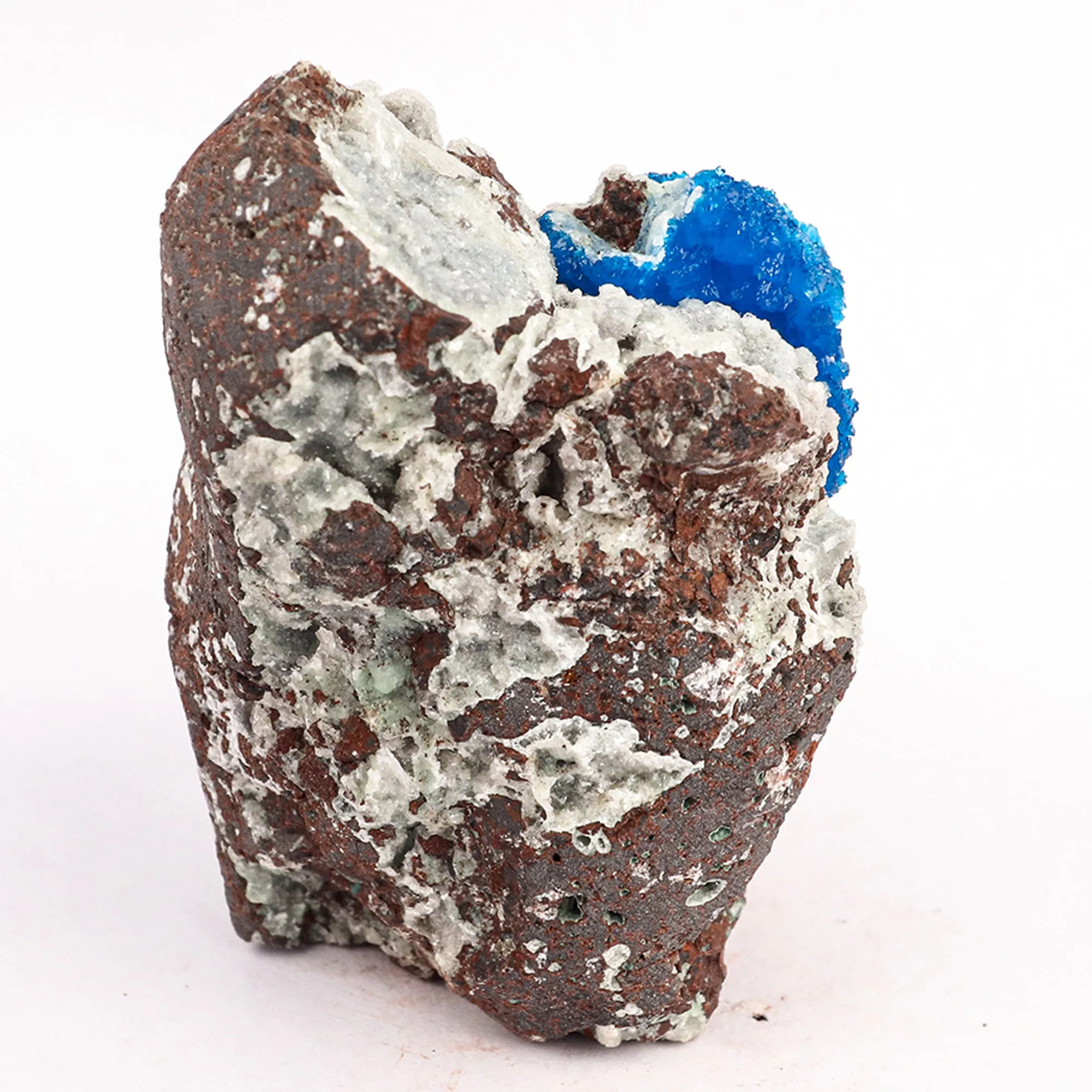 Cavansite on Heulandite (Rare Find) Natural Mineral Specimen - image 5