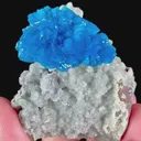 Cavansite on Heulandite (Rare Find) Natural Mineral Specimen - image 10