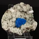 Cavansite on Heulandite (Rare Find) Natural Mineral Specimen - image 1