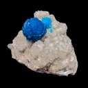 Cavansite on Heulandite (Rare Find) Natural Mineral Specimen - image 3