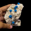Cavansite on Heulandite (Rare Find) Natural Mineral Specimen - image 4