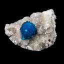 Cavansite on Heulandite (Rare Find) Natural Mineral Specimen - image 4