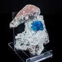 Cavansite on Heulandite (Rare Find) Natural Mineral Specimen - image 5