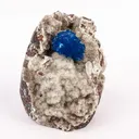 Cavansite on Heulandite (Rare Find) Natural Mineral Specimen - image 3