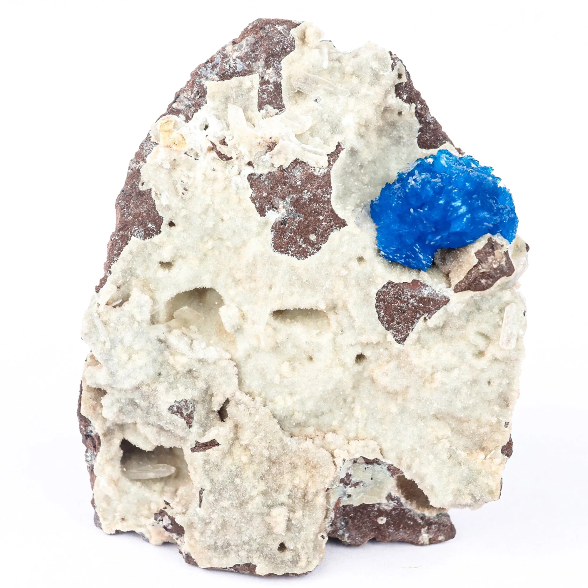 Cavansite on Heulandite (Rare Find) Natural Mineral Specimen - image 1