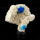 Cavansite on Heulandite (Rare Find) Natural Mineral Specimen - image 4