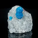 Cavansite on Heulandite (Rare Find) Natural Mineral Specimen - image 1