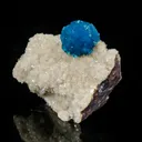 Cavansite on Heulandite (Rare Find) Natural Mineral Specimen - image 2