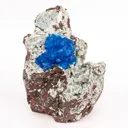 Cavansite on Heulandite (Rare Find) Natural Mineral Specimen - image 3