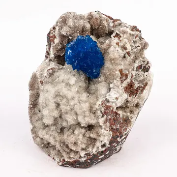 Cavansite on Heulandite (Rare Find) Natural Mineral Specimen
