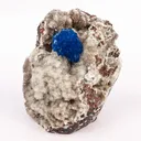 Cavansite on Heulandite (Rare Find) Natural Mineral Specimen - image 1