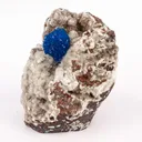 Cavansite on Heulandite (Rare Find) Natural Mineral Specimen - image 2