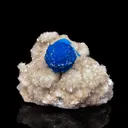Cavansite on Heulandite (Rare Find) Natural Mineral Specimen - image 1